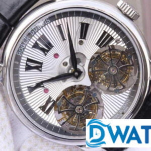 ROGER DUBUIS DOUBLE TOURBILLON BEST COPIES RDDBHO0562 45MM 2 ĐỒNG HỒ NAM ROGER DUBUIS DOUBLE TOURBILLON CÓC SỐ LA MÃ REPLICA 11 RDDBHO0562 45MM