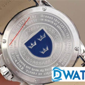 ROGER DUBUIS EXCALIBUR BLUE DIAL REPLICA WATCH LEATHER STRAP 45MM 8 ĐỒNG HỒ NAM ROGER DUBUIS EXCALIBUR HIỆP SĨ BÀN TRÒN REPLICA CAO CẤP 45MM