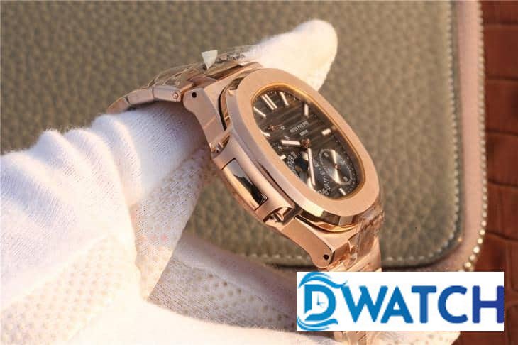 ĐỒNG HỒ NAM PATEK PHILIPPE NAUTILUS 5712 ROSE GOLD SANG TRỌNG FAKE 11 40MM ĐỒNG HỒ NAM PATEK PHILIPPE NAUTILUS 5712 ROSE GOLD SANG TRỌNG FAKE 11 40MM
