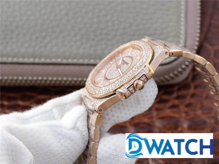 ĐỒNG HỒ NAM PATEK PHILIPPE NAUTILUS 7021G ĐÍNH FULL ĐÁ VÀNG HỒNG 37MM ĐỒNG HỒ NAM PATEK PHILIPPE NAUTILUS 7021G ĐÍNH FULL ĐÁ VÀNG HỒNG 37MM