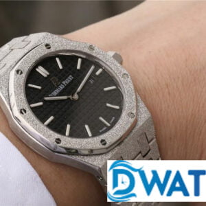 ĐỒNG HỒ NAM AUDEMARS PIGUET ROYAL OAK MẶT SỐ ĐEN DÂY THÉP 67653 41MM 6 ĐỒNG HỒ NAM AUDEMARS PIGUET ROYAL OAK MẶT SỐ ĐEN DÂY THÉP 67653 41MM