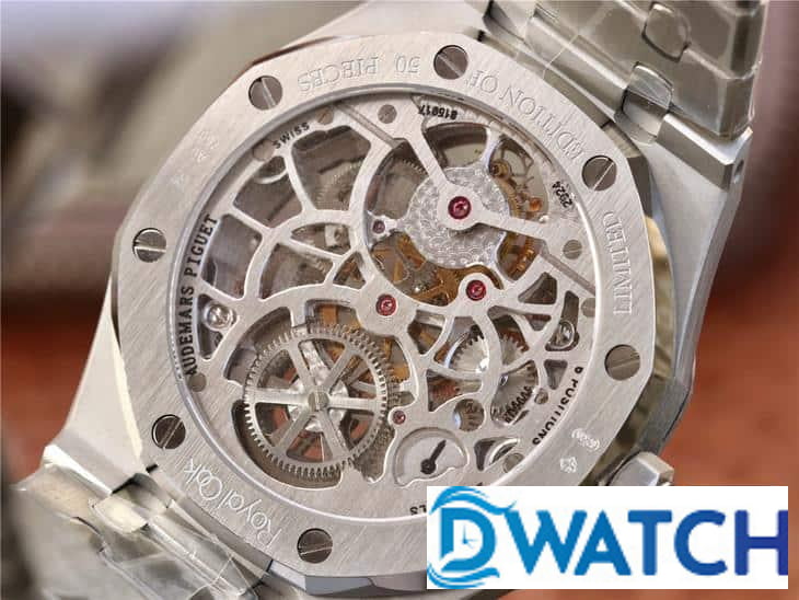 ĐỒNG HỒ NAM AUDEMARS PIGUET ROYAL OAK LỘ CƠ REPLICA CAO CẤP 26518 41MM ĐỒNG HỒ NAM AUDEMARS PIGUET ROYAL OAK LỘ CƠ REPLICA CAO CẤP 26518 41MM