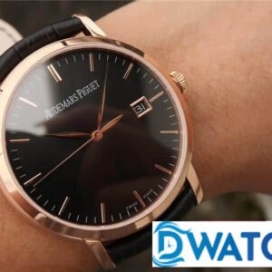 ĐỒNG HỒ NAM AUDEMARS PIGUET 1570OR MÀU ROSE GOLD MẶT SỐ ĐEN 39MM 6 ĐỒNG HỒ NAM AUDEMARS PIGUET 1570OR MÀU ROSE GOLD MẶT SỐ ĐEN 39MM