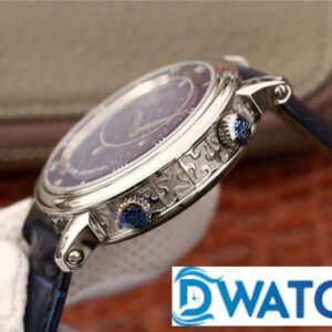 PATEK PHILIPPE GRAND COMPLICATIONS 6102 BEST REPLICA WATCHES BLUE DIAL 43MM 2 ĐỒNG HỒ NAM PATEK PHILIPPE GRAND COMPLICATIONS 6102 MẮT SỐ XANH 43MM