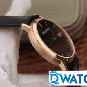 ĐỒNG HỒ NAM AUDEMARS PIGUET 1570OR MÀU ROSE GOLD MẶT SỐ ĐEN 39MM 3 ĐỒNG HỒ NAM AUDEMARS PIGUET 1570OR MÀU ROSE GOLD MẶT SỐ ĐEN 39MM