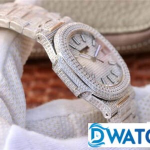 PATEK PHILIPPE NAUTILUS 5711 BEST REPLICA WATCHES RHINESTONE SWAROVSKI 40MM 3 ĐỒNG HỒ NAM PATEK PHILIPPE NAUTILUS 5711 ĐÍNH FULL ĐÁ SWAROVSKI FAKE 11 40MM