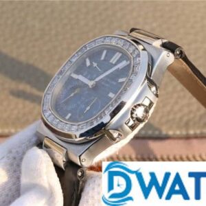 PATEK PHILIPPE NAUTILUS 5724G BEST REPLICA WATCHES RHINESTONE BAGUETTE 40MM 2 ĐỒNG HỒ NAM PATEK PHILIPPE NAUTILUS 5724G ĐÍNH FULL ĐÁ BAGUETTE 40MM
