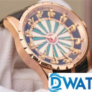 ROGER DUBUIS REPLICA WATCH GREEN DIAL RDDBEX0398 45MM 5 ĐỒNG HỒ NAM ROGER DUBUIS MẶT SỐ TRÁNG MEN REPLICA CAO CẤP RDDBEX0398 45MM