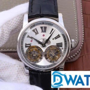 ĐỒNG HỒ NAM ROGER DUBUIS DOUBLE TOURBILLON CÓC SỐ LA MÃ REPLICA 11 RDDBHO0562 45MM