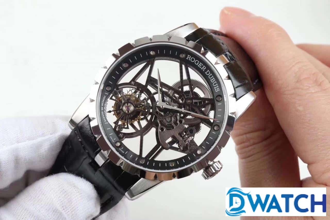 Đồng Hồ Nam Tourbillon Lộ Cơ Siêu Mỏng Roger Dubuis Excalibur RDDBEX0393 Đồng Hồ Nam Tourbillon Lộ Cơ Siêu Mỏng Roger Dubuis Excalibur RDDBEX0393