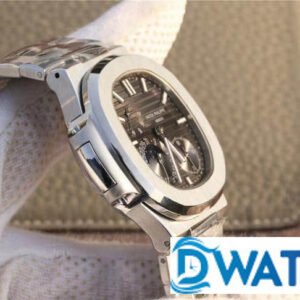 PATEK PHILIPPE NAUTILUS 5712 REPLICA WATCHES GREY DIAL PF 40MM 3 ĐỒNG HỒ NAM PATEK PHILIPPE NAUTILUS 5712 MẶT XÁM 6 KIM PF 40MM