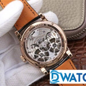 ROGER DUBUIS TOURBILLON ROSE PLATED GOLD REPLICA WATCH RDDBHO0563 45MM 8 ĐỒNG HỒ NAM ROGER DUBUIE TOURBILLON MÀU VÀNG HỒNG REPLICA CAO CẤP RDDBHO0563 45MM