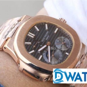 PATEK PHILIPPE NAUTILUS 5712 ROSE GOLD REPLICA WATCHES 40MM 6 ĐỒNG HỒ NAM PATEK PHILIPPE NAUTILUS 5712 ROSE GOLD SANG TRỌNG FAKE 11 40MM