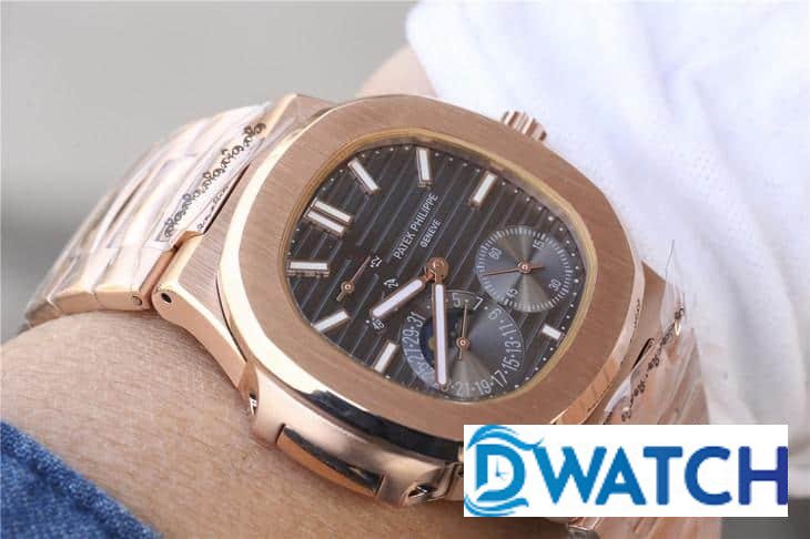 ĐỒNG HỒ NAM PATEK PHILIPPE NAUTILUS 5712 ROSE GOLD SANG TRỌNG FAKE 11 40MM ĐỒNG HỒ NAM PATEK PHILIPPE NAUTILUS 5712 ROSE GOLD SANG TRỌNG FAKE 11 40MM
