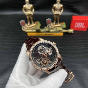 Đông Hồ Nam Roger Dubuis Excalibur king Tourbillon Lộ Cơ Siêu Mỏng 42mm 4 Đông Hồ Nam Roger Dubuis Excalibur king Tourbillon Lộ Cơ Siêu Mỏng