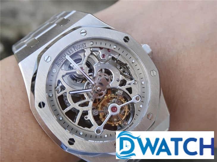 ĐỒNG HỒ NAM AUDEMARS PIGUET ROYAL OAK LỘ CƠ REPLICA CAO CẤP 26518 41MM ĐỒNG HỒ NAM AUDEMARS PIGUET ROYAL OAK LỘ CƠ REPLICA CAO CẤP 26518 41MM