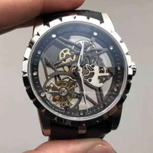 ĐỒNG HỒ NAM ROGER DUBUIS EXCALIBUR TOURBILLON REPLICA CAO CẤP RDDBEX0393 42MM