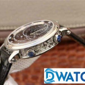 PATEK PHILIPPE GRAND COMPLICATIONS 6102 GOOD IMITATION WATCHES BLACK DIAL SKYMOON 43MM 2 ĐỒNG HỒ NAM PATEK PHILIPPE GRAND COMPLICATIONS 6102 DẢI NGÂN HÀ 43MM