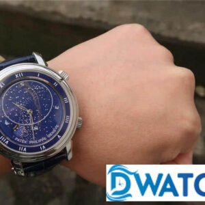 PATEK PHILIPPE GRAND COMPLICATIONS 6102 BEST REPLICA WATCHES BLUE DIAL 43MM 6 ĐỒNG HỒ NAM PATEK PHILIPPE GRAND COMPLICATIONS 6102 MẮT SỐ XANH 43MM