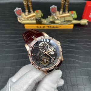 Đông Hồ Nam Roger Dubuis Excalibur king Tourbillon Lộ Cơ Siêu Mỏng 42mm 2 Đông Hồ Nam Roger Dubuis Excalibur king Tourbillon Lộ Cơ Siêu Mỏng