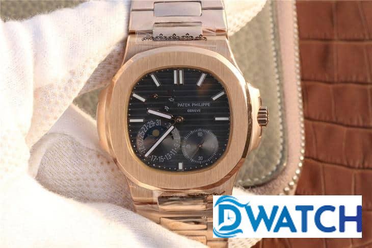 ĐỒNG HỒ NAM PATEK PHILIPPE NAUTILUS 5712 ROSE GOLD SANG TRỌNG FAKE 11 40MM ĐỒNG HỒ NAM PATEK PHILIPPE NAUTILUS 5712 ROSE GOLD SANG TRỌNG FAKE 11 40MM