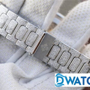 PATEK PHILIPPE NAUTILUS 5724G RHINESTONE FULL BEST COPIES WATCHES 37MM 5 ĐỒNG HỒ NAM PATEK PHILIPPE NAUTILUS 5724G ĐÍNH FULL ĐÁ LẤP LÁNH 37MM