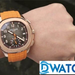 ĐỒNG HỒ NAM PATEK PHILIPPE AQUANAUT 5968 DÂY CAO SU MÀU CAM CÁ TÍNH 42,2MM 18 ĐỒNG HỒ NAM PATEK PHILIPPE AQUANAUT 5968 DÂY SAO SU MÀU CAM CÁ TÍNH 42,2MM