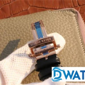 ROGER DUBUIS BLACK LEATHER STRAP RDDBEX0511 REPLICA WATCH 45MM 8 ĐỒNG HỒ NAM ROGER DUBUIS MẶT TRÒN MÀU VÀNG RDDBEX0511 REPLICA 11 45MM