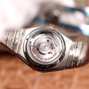 ĐỒNG HỒ NỮ OMEGA CONSTELLATION MẶT TRẮNG VIỀN TRƠN REPLICA 29MM 5 dong ho nu omega constellation mat trang vien tron replica 29mm 6