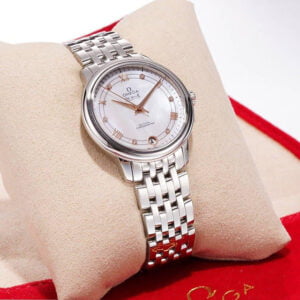ĐỒNG HỒ NỮ OMEGA DE VILLE DÂY THÉP THỜI TRANG REPLICA 32.7MM 2 dong ho nu omega de ville day thep thoi trang replica 2