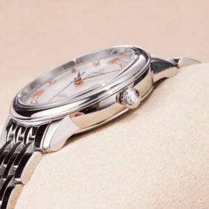 ĐỒNG HỒ NỮ OMEGA DE VILLE DÂY THÉP THỜI TRANG REPLICA 32.7MM 3 dong ho nu omega de ville day thep thoi trang replica 3