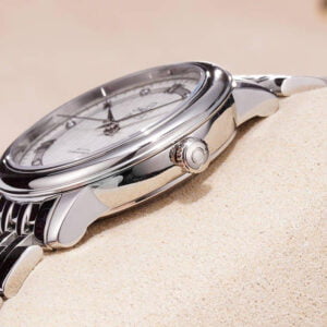 ĐỒNG HỒ NỮ OMEGA DE VILLE MẶT TRẮNG REPLICA 32.7MM 5 dong ho nu omega de ville mat trang replica 32 7mm 4