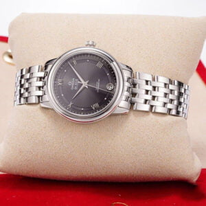 ĐỒNG HỒ NỮ OMEGA DE VILLE MẶT XÁM REPLICA 32.7MM 3 dong ho nu omega de ville mat xam replica 32 7mm 3