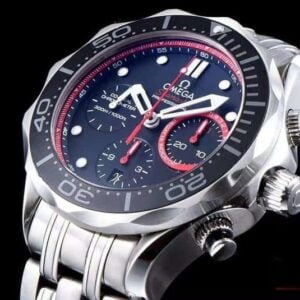 ĐỒNG HỒ OMEGA CHRONOGRAPH SERIES BLACK RED DÂY THÉP REPLICA CAO CẤP 44 MM 20 dong ho omega chronograph series black red day thep replica cao cap 44 mm 7