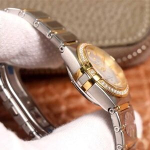 ĐỒNG HỒ OMEGA CONSTELLATION 5th DÂY KIM LOẠI DIAMOND WHITE CAO CẤP 29MM 5 dong ho omega constellation 5th day kim loai diamond white cao cap 29mm 6