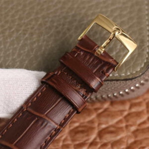 ĐỒNG HỒ OMEGA DE VILLE DÂY NÂU TRẺ TRUNG REPLICA 39.5MM 7 dong ho omega de ville day nau tre trung replica 39 5mm 8