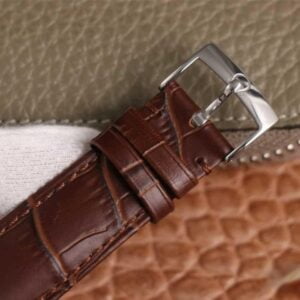 ĐỒNG HỒ OMEGA DE VILLE DIAMOND GOLD DÂY DA CÁ SẤU REPLICA CAO CẤP 39,5 MM 8 dong ho omega de ville diamond gold day da ca sau replica cao cap 395 mm 5