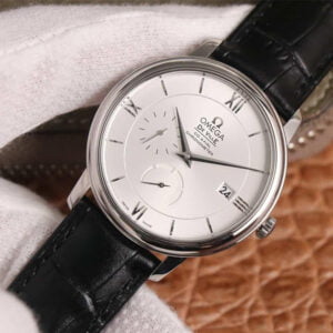 ĐỒNG HỒ OMEGA DE VILLE MẶT TRẮNG THANH LỊCH REPLICA 39.5MM 2 dong ho omega de ville mat trang replica 39 5mm 2