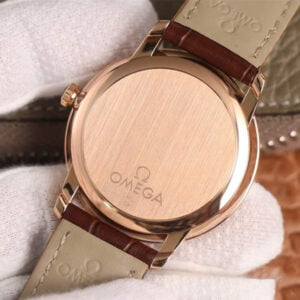 ĐỒNG HỒ OMEGA DE VILLE VIỀN VÀNG REPLICA 39.5MM 4 dong ho omega de ville vien vang hong replica 39 5mm 4