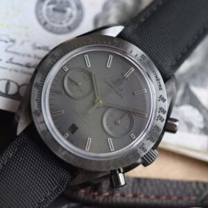 ĐỒNG HỒ OMEGA SUPERBACK DÂY VẢI ĐEN REPLICA CAO CẤP 44MM 2 dong ho omega superback day vai den replica cao cap 44mm 4