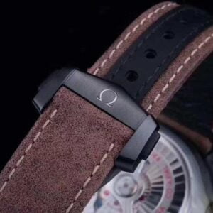 ĐỒNG HỒ OMEGA SUPERPEIR DÂY DA NÂU REPLICA CAO CẤP 44MM 5 dong ho omega superpier day da nau replica cao cap 44mm 8
