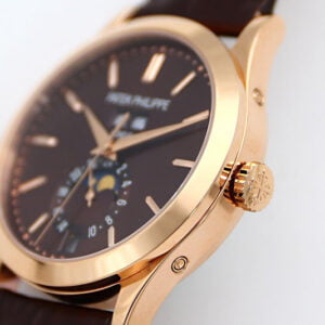ĐỒNG HỒ PATEK PHILIPPE COMPLICATION ANNUAL CALENDAR ROSE GOLD 5396R REPLICA 38.5MM 3 dong ho patek philippe complication annual calendar rose gold 5396r replica 38 5mm 4