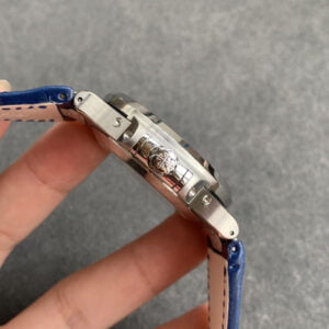 PATEK PHILIPPE NAUTILUS 5726/1A-014 BEST REPLICA WATCHES BLUE LEATHER STRAP 40MM 3 dong ho patek philippe nautilus 5726 1a 014 replica 40mm 3