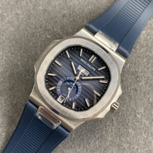PATEK PHILIPPE NAUTILUS 5726/1A-014 BEST REPLICA WATCHES LEATHER STRAP 40MM 2 dong ho patek philippe nautilus day da 5726 1a 014 replica 40mm 9