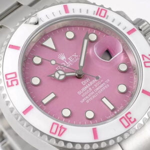 ĐỒNG HỒ ROLEX SUBMARINER 116610 MẶT SỐ HỒNG REPLICA 40MM 1 dong ho rolex submariner 116610 mat so hong replica 40mm 2
