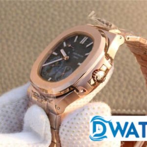 PATEK PHILIPPE NAUTILUS 5712 ROSE GOLD REPLICA WATCHES 40MM 2 ĐỒNG HỒ NAM PATEK PHILIPPE NAUTILUS 5712 ROSE GOLD SANG TRỌNG FAKE 11 40MM