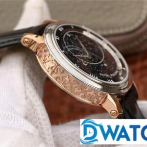 PATEK PHILIPPE GRAND COMPLICATIONS 6102 COPIES WATCHES TWO TONE BLACK DIAL 43MM 3 ĐỒNG HỒ NAM PATEK PHILIPPE GRAND COMPLICATIONS 6102 MẶT SỐ TRÒN 43MM