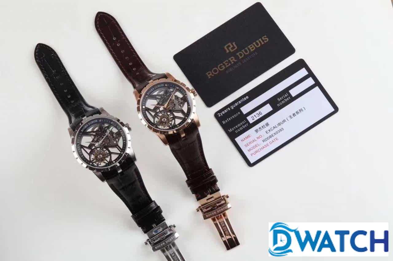 Đồng Hồ Nam Tourbillon Lộ Cơ Siêu Mỏng Roger Dubuis Excalibur RDDBEX0393 Đồng Hồ Nam Tourbillon Lộ Cơ Siêu Mỏng Roger Dubuis Excalibur RDDBEX0393
