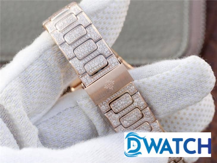 ĐỒNG HỒ NAM PATEK PHILIPPE NAUTILUS 7021G ĐÍNH FULL ĐÁ VÀNG HỒNG 37MM ĐỒNG HỒ NAM PATEK PHILIPPE NAUTILUS 7021G ĐÍNH FULL ĐÁ VÀNG HỒNG 37MM