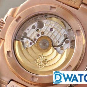 PATEK PHILIPPE NAUTILUS 5711 LUXURY REPLICA WATCHES RHINESTONE ROSE GOLD CASE 40MM 4 ĐỒNG HỒ NAM PATEK PHILIPPE NAUTILUS 5711 ĐÍNH ĐÁ LẤP LÁNH SUPER FAKE 40MM